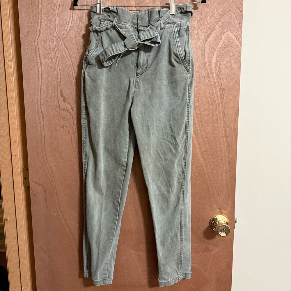 Express Stylish Green Women's Jeans